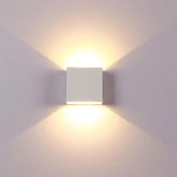1pc LED Wall Lamp 6W Aluminum AC85-265V Wall-mounted Aisle Corridor Staircase For Bedroom Porch Decoration Bedside Wall Lamp