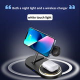 New  5 in 1 Wireless Charger For IPhone 14 13 and Apple Watch Fast Charging Station Stand for Airpods Pro iWatch 7 6 Samsung