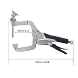 Clamp for Woodworking 12-inch Table Vise Grip Tool Cabinets Locking C Clamps Grip Locking Plier