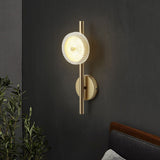 Nordic Golden Glass Wall Lamp Living Room Bedroom Aisle Corridor Background Wall Decoration Wall Ligh Kitchen Lighting Fixture