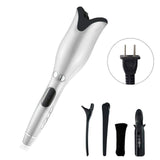 Multifunctional Automatic Hair Curler Ceramic Infrared Heating Auto Rotating LCD Display Curling Iron Styling Tool US EU plu