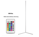 Nordic RGB Corner Floor Lamp Modern Simple LED Rod Floor Lamps for Living Room Bedroom Atmosphere Standing Indoor Light Fixtures