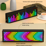 Diy electronic music spectrum kit RGB full color 32x8 lattice music spectrum display SMD WS2812 clock diy soldering project