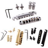 Locking Roller Saddle Bridge Set For LP Guitar Parts Accessories