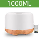 Electric Aroma Diffuser Air Humidifier 500ML/1000ML Mute Ultrasonic Cool Mist Maker Household LED Lamp Essential Oil Diffuser