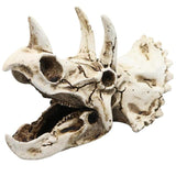 Resin Dinosaur Skull Artificial Ornament Fish Tank Aquarium Decorations Cave Landscape Pet Reptile House Aquarium Home Decor