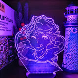 Haikyuu LED Night Light Anime Figure Lamp IWA-CHAN OIKAWA Lampara De Noche Dormitorio Bedroom Decor Kids Lampe Lighting 3D Lamp