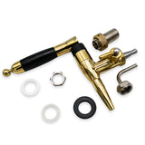 TWELVETAP Stout Tap Beer Valve Faucet Metal Nitrogen Tap Coffee Concentrate Brewing Black Beer Adjustable Tap FD-835T Home Bar