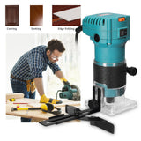 Speed Adjustable Woodworking Electric Trimming Electromechanical Wood Milling Engraving Slotting Brushed Motor Wood Router