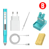 UYUE-E210USB 55W Mini Portable Electric Soldering Iron CPU QC/PD Power Supply Digital Display Thermostatic Maintenance
