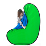 100x150CM Oval Collapsible Portable Reflector Blue And Green Screen Chromakey Photo Studio Light Reflector For Photography