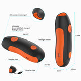 Rechargeable Ultrasonic Dog Repeller Anti Barking Training Device 10m Outdoor Dog Cat Animal Electronic Repeller Dog Accessories