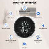 Tuya Wifi Smart Thermostat Digital Temperature Controller APP Control LCD Touch Screen Week Programmable Energy Saving