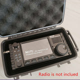 For XIEGU X6100 / Elecraft KX2 HF Transceiver Waterproof Safety Storage Box Portable
