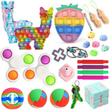 New Christmas Gift Box Pop Its Fidget Toys Antistress  popet Push Down Games Figet Toy  Large Simpl  For Kids Gifts Surprise Box