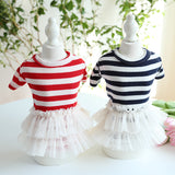 New Cat Dog Dress Puppy Skirt Tutu Dogie Small Dog Clothes Summer Yorkshire Chihuahua Maltese Pomeranian Clothing Pet Dresses XS