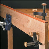 Upgraded Woodworking Desktop Clip, Quick Acting Hold Down Clamp Automatic Adjustment for 18.5 To 21.5MM Workbench Holes