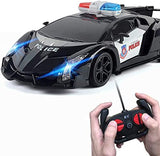 Sports car police car electric remote control child high police car drift remote control car toy boy charging car