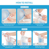 2-IN-1 Hair Facial Steamer Hot Mist Skin Moisturizing Air Humidifier Hair Cover Ion Vaporizer SPA Heating Fog Nozzle Nebulizer