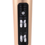 Musical Microphone Portable Mic Singing Karaoke Machine Handheld Speaker for Home Party Indoor KTV Birthday Golden
