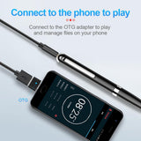 Digital Voice Recorder Metal Professional High-definition Noise Reduction Recorder Audio Recording HIFI WAV Rechargeable Compact