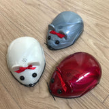 Cute Little Mouse Corded Phone Creative Home Office Fixed Landline Telephone, Lighted Keypad, Phone Decoration- Red, White, Gray