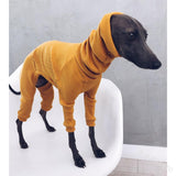Spring Greyhound dog clothes thin high-neck four-legged clothes, solid color stretch comfortable dog clothes Italian Greyhound