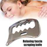 Gua Sha Tool Steel Manual Scraping Massager Physical Therapy Skin Care Tool for Myofascial Release Tissue Mobilization
