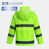 Waterproof Nylon Raincoat Jacket Pants Set Outdoor Men Poncho Raincoat Hiking Portable Thick Regenjacke Winter Raincoat JJ60YY