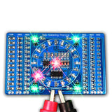 DIY electronic kit SMD components soldering practice board LED flshing light for electronic technology training