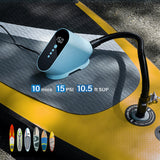 20PSI High Pressure Air Inflator for Boat Intelligent Portable Inflatable Pump Outdoor Paddle Board Inflator Electric Air Pump