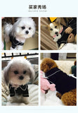 Dog home tea cup dog small dog teddy bear knitted clothes summer wear pet pajamas dog clothes for small dogs  puppy