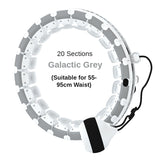 24 Adjustable Body Abdomen Waist Smart Sports Circle Hulla Hop Abdomen Fitness Massage Sports Hoop Weight Hoop Home Fitness