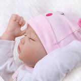 22 Inch Reborns Dolls Lovable Realistic Newborn Dolls Toy With Movable Soft Silicone Limbs &amp; Cotton Body For Girls Birthday Gift