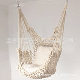 Instyle Bold Cotton Rope Hammock Swing Chair Patio Swing Outdoor Garden Hanging Chair Travel Camping Hammock Silla Colgante