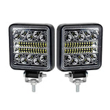 4 Inch 102W LED Light Pods Tractor Work Light Spot Flood Driving Small Light Bar Waterproof for Truck Equipment Vehicle Picku