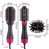 3 in 1 Rotating Hair Dryer Brush Electric Multifunctional Hot Hair Brush Hair Curler Hair Straightener Women Hair Blower Brush