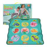 Children's Dance Mat Music Play Mat With 3 Challenge Levels Christmas Birthday Gifts Toys For Girls Age 3 4 5 6