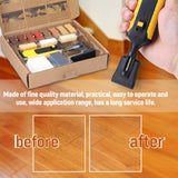 Laminate Repairing Kit Floor Kit Wood Board Repairs Tool Kit Wooden Floor Scratches Mending Utility Tool Kit with 11 Wax Blocks