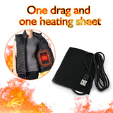 Carbon Fiber Heating Pad Hand Warmer Usb Heating Film Electric Winter Infrared Fever Heat Mat Adjustable Temperature Controller
