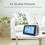 DM601 Multi-function LCD Air Quality Monitor PM2.5 PM1.0 PM10 CO2 TVOC Particle Detectors CO2 meter Temperature Humidity Monitor