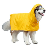 Pet Large Dog Raincoat Outdoor Waterproof Clothes Hooded Jumpsuit Cloak For Small Big Dogs Overalls Rain Coat pet supplies