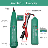 LAN Network Cable Tracker Telephone Phone Wire  Tracer Detector Line Finder Diagnose for UTP STP Cat5 Cat6 Cat6E RJ45 RJ11