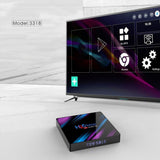 Rockchip RK3318 H.265 4K 60fps Multi-Media Player Portable Size H96 MAX TV Box Home Set Top Box for Android 9.0 	 tv box