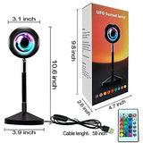 Toothbrush Holder &amp; Sunset Lamp Projector Rainbow Projection Lamp LED Night Light Projector 16 Colors Sunset Light