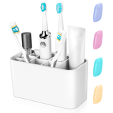 ROSENICE Toothbrush Holder Bathroom Electric Toothbrush Organizer Versatile Storage Holder Detachable for Easy Cleaning