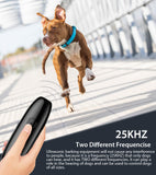 UB100 Ultrasonic Bark Stopper Safe Training Bark Collar 16.5ft Dog Repellent Device Distance Dog Repeller IPX3 Waterproof Level