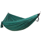 Camping Hammock Outdoor Tourist Hanging Hammocks Portable Parachute Nylon Hiking Hammock for Traveling Hiking