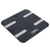 180Kg Digital LCD Household Smart Body Fat Scale Electronic Weight Scale Black For Home Support 13 Languages Mobile APP Link