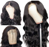 European and American wig female long curly hair real hair lace wig headgear 13x4Lace Front Wig